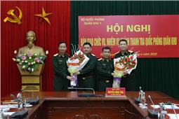 Hội nghị bàn giao chức vụ Chánh thanh tra Quốc phòng Quân khu